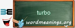 WordMeaning blackboard for turbo